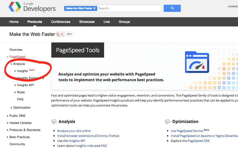 New PageSpeed Insights